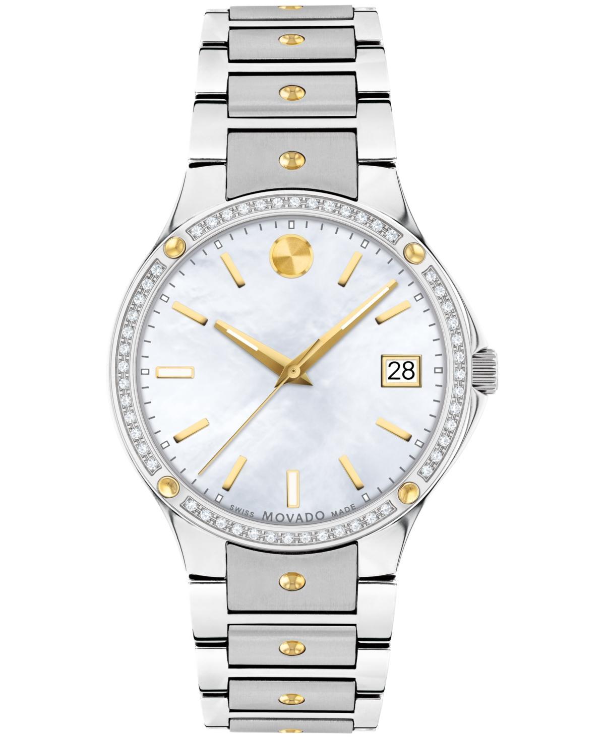 Movado SE White Sunray Dial Bracelet Watch Product Image