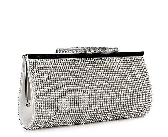 La Regale Womens Metal Mesh Clutch Product Image