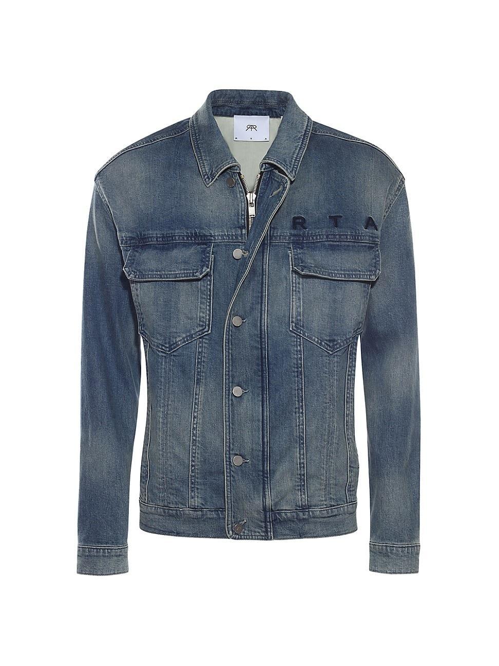 Mens Oversized-Fit Denim Jacket Product Image