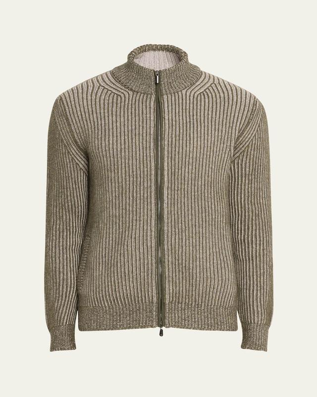 Mens Vanise Cashmere Full-Zip Sweater Product Image