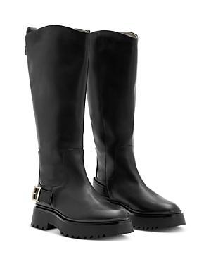 Allsaints Womens Opal Pull On Riding Boots Product Image