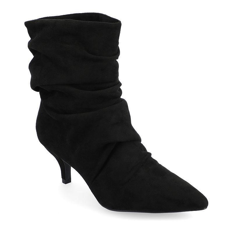 Journee Collection Jo Womens Slouch Ankle Boots Black Product Image