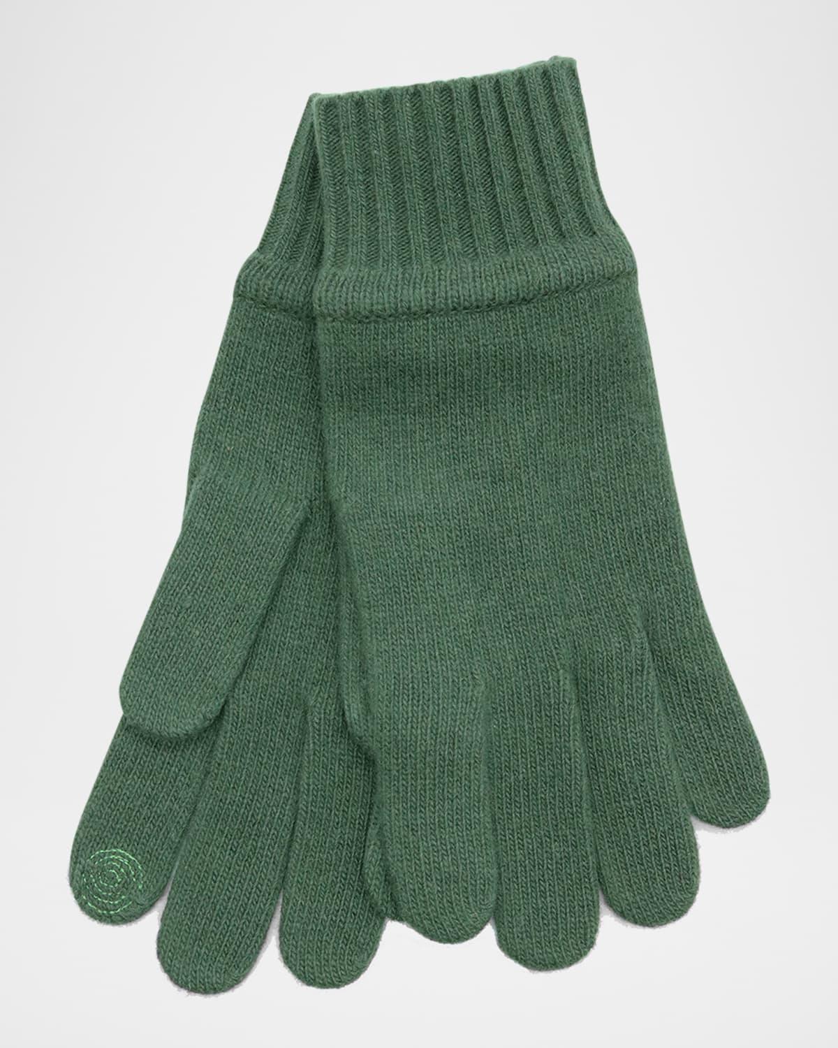 Mens Cashmere Knit Smartphone-Touch Gloves Product Image