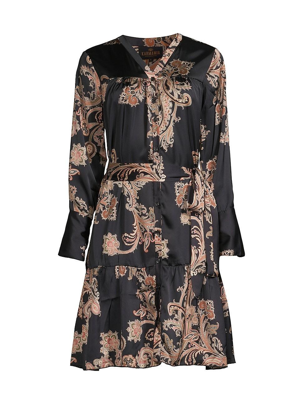 Womens Giselle Paisley Shirtdress Product Image