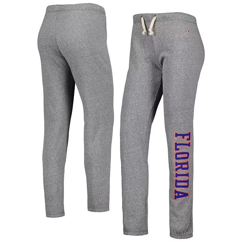 Womens League Collegiate Wear Heather Gray Florida Gators Victory Springs Tri-Blend Jogger Pants Product Image