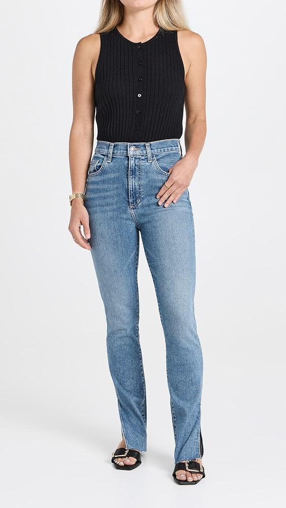 Favorite Daughter Petite Valentina Shortie Jeans | Shopbop Product Image