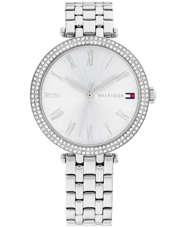 Tommy Hilfiger Womens Quartz Silver Stainless Steel Watch 34mm - Silver Product Image