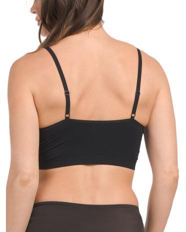 Seamless Bralette With Removable Pads for Women | Spandex/Nylon Product Image