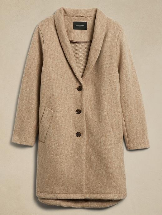 Shawl Collar Coat Product Image