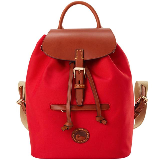 Dooney & Bourke Womens Nylon Small Allie Fabric Backpack in Red Product Image