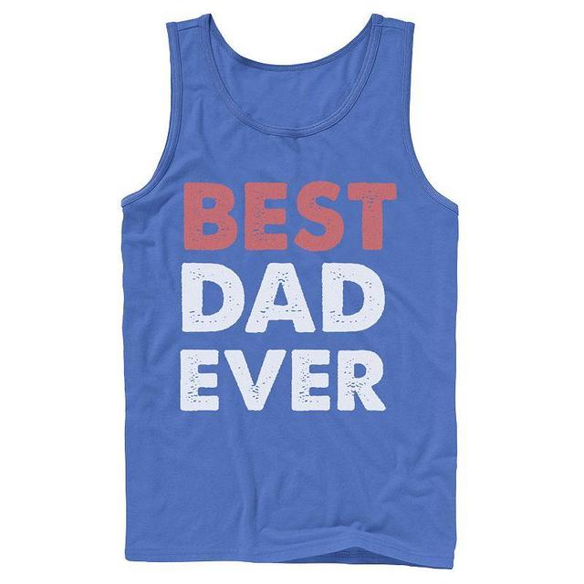 Mens Fathers Day Best Dad Ever Status Tank Top Product Image