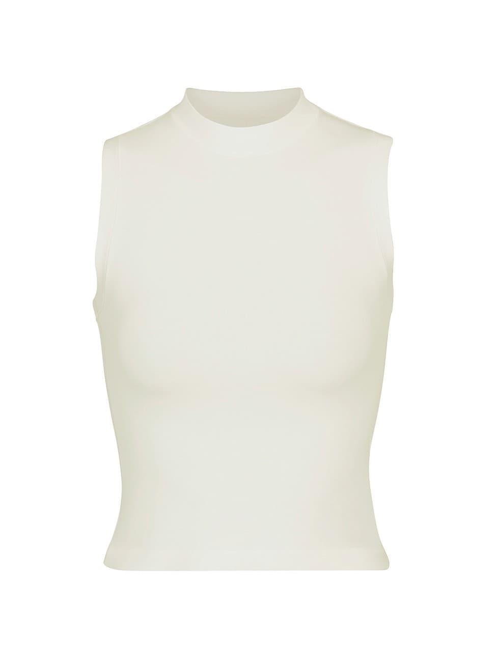 Womens Cotton Jersey Mock Tank Top Product Image