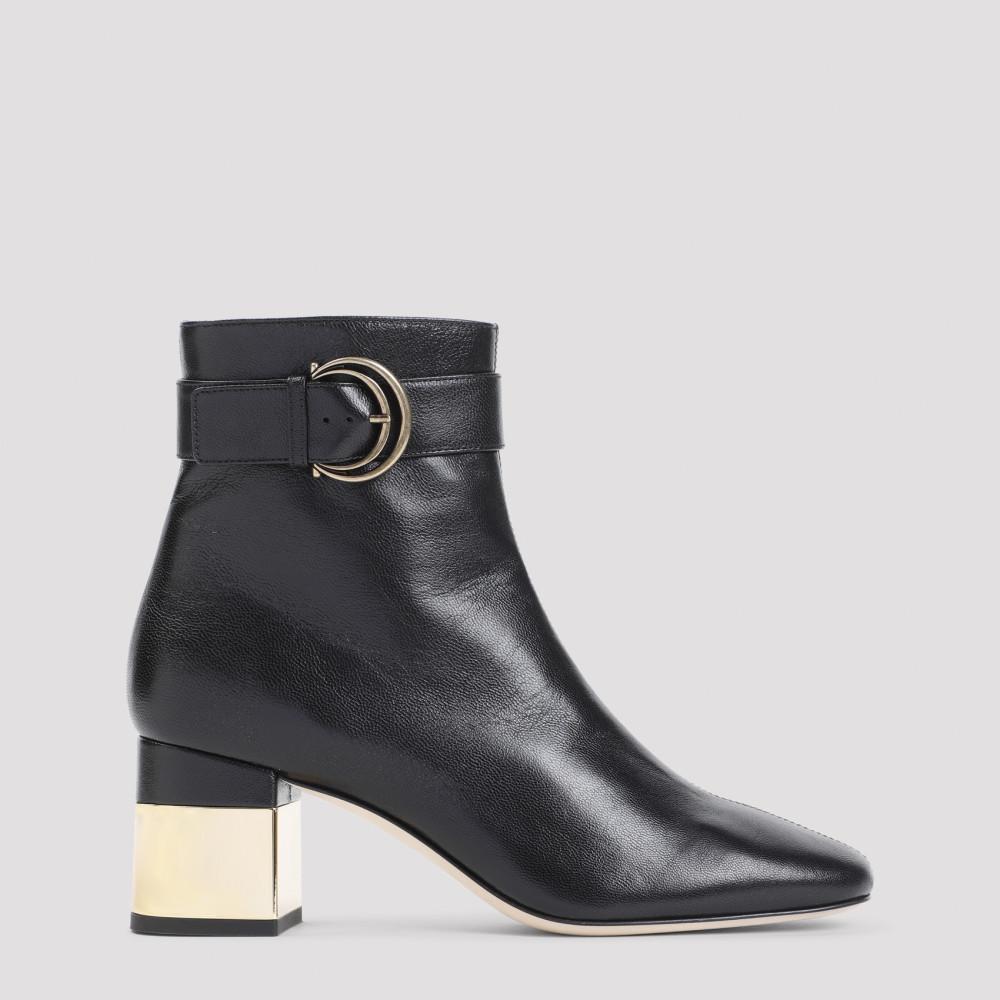 CHLOÉ Black Nappa Leather Alize Boots Product Image