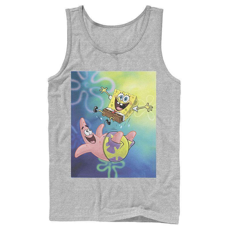 Mens Nickelodeon Spongebob Squarepants Patricks Star Best Buddies Graphic Tank Top Blue Product Image