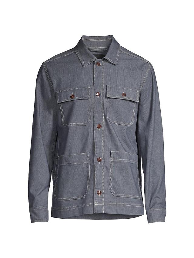 Mens Franklin Railroad Shirt Jacket Product Image