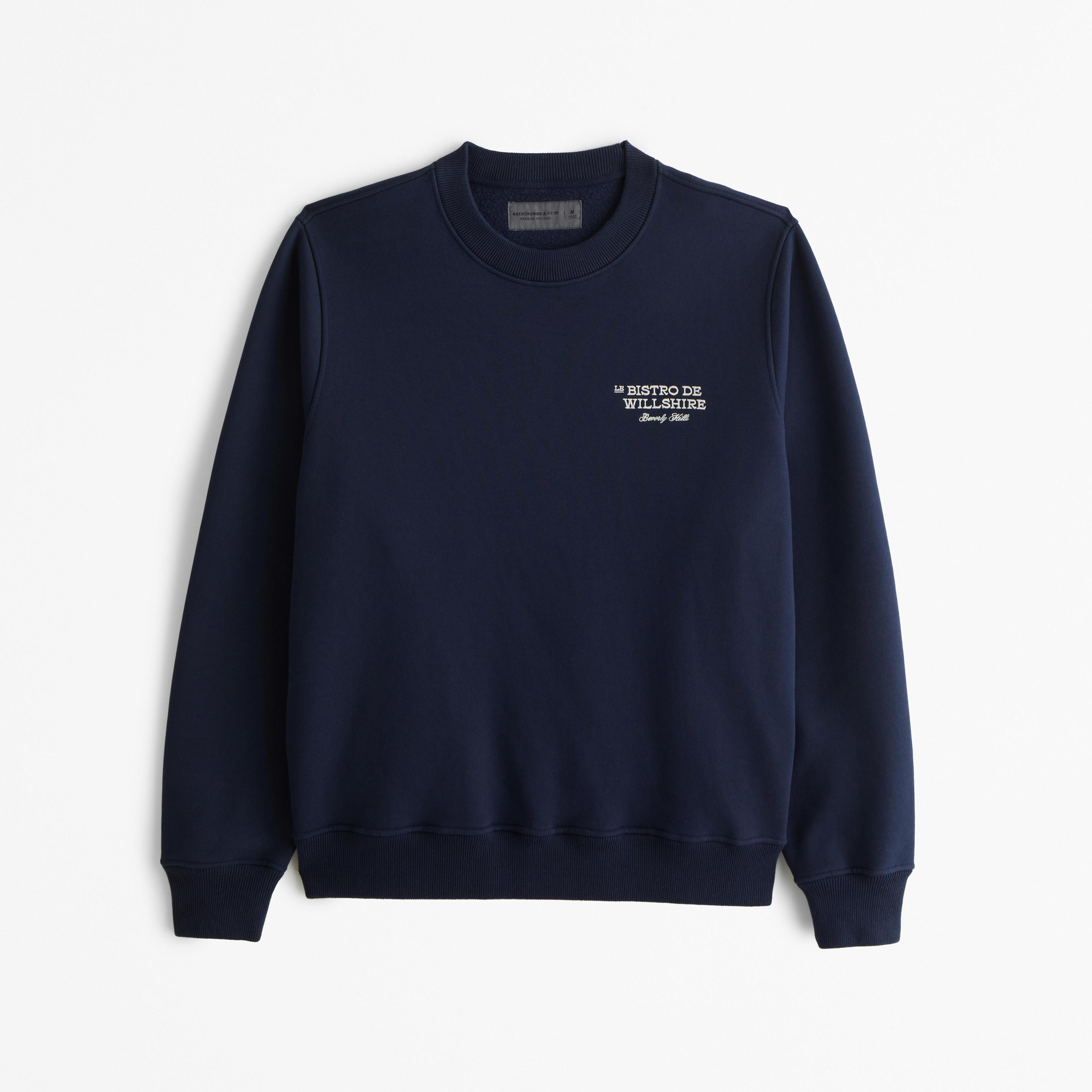 Premium Heavyweight Graphic Crew Sweatshirt Product Image