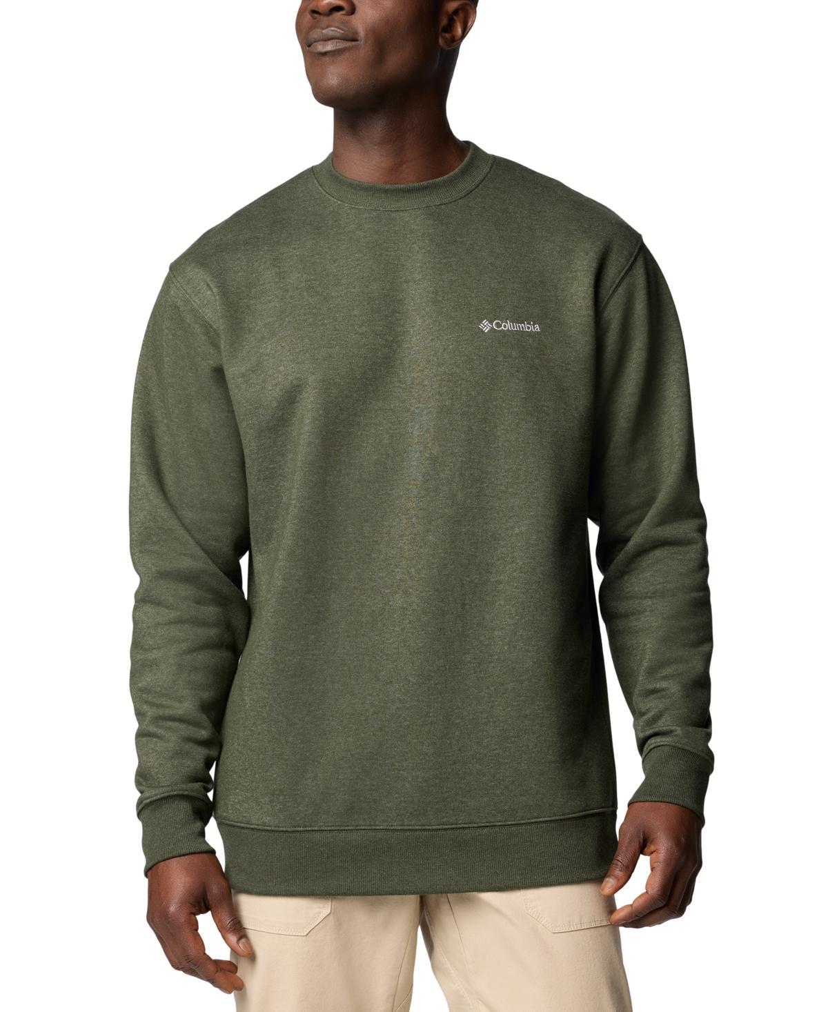 Mens Columbia Hart Mountain II Crewneck Pullover Blue Product Image