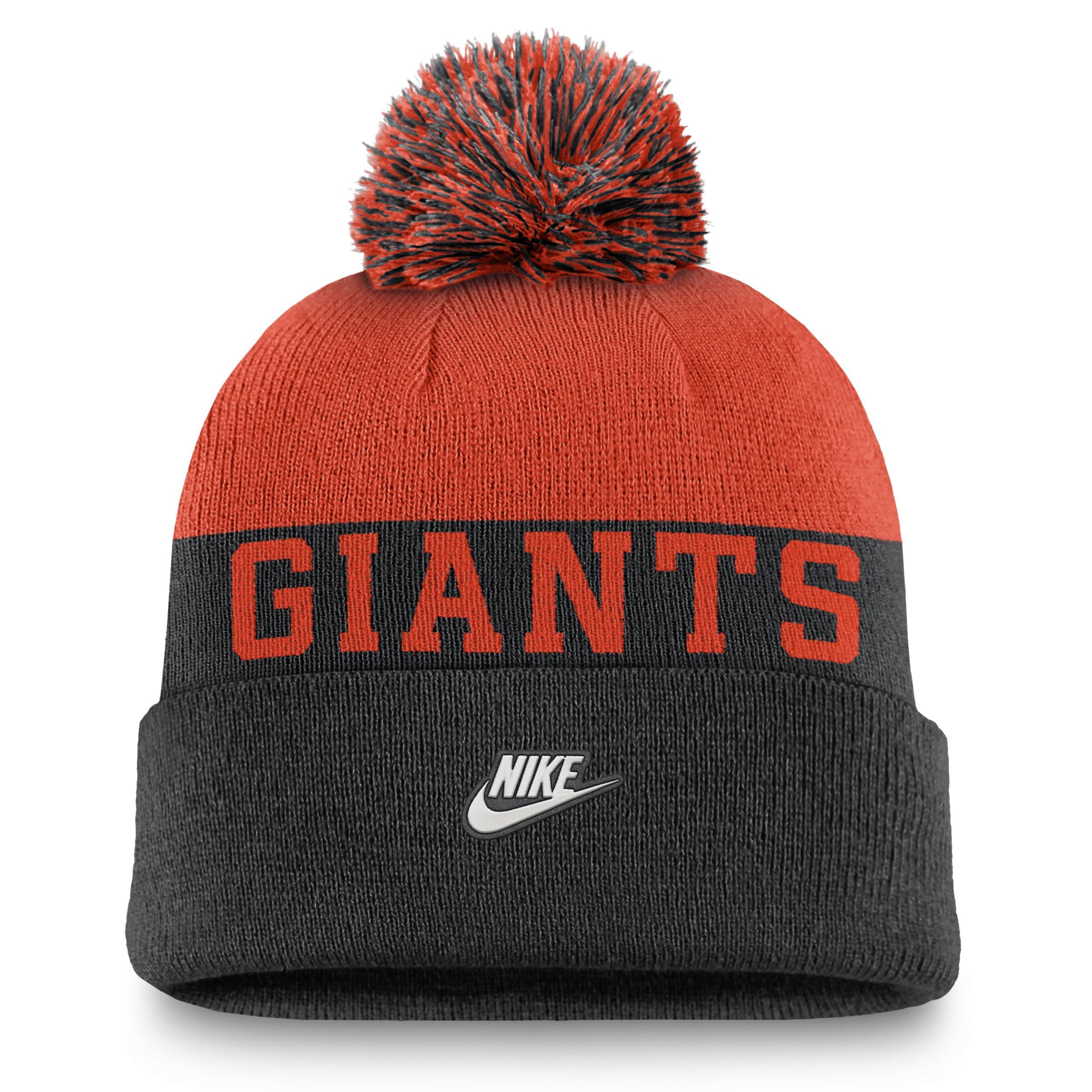 San Francisco Giants Rewind Peak Nike Men's MLB Cuffed Pom Beanie Product Image