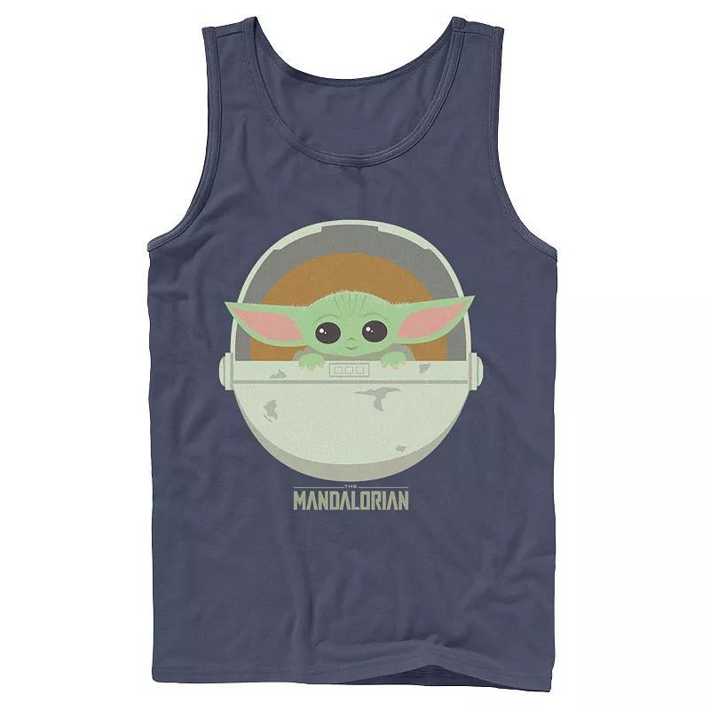 Mens Star Wars The Mandalorian The Child Bassinet Portrait Tank Product Image