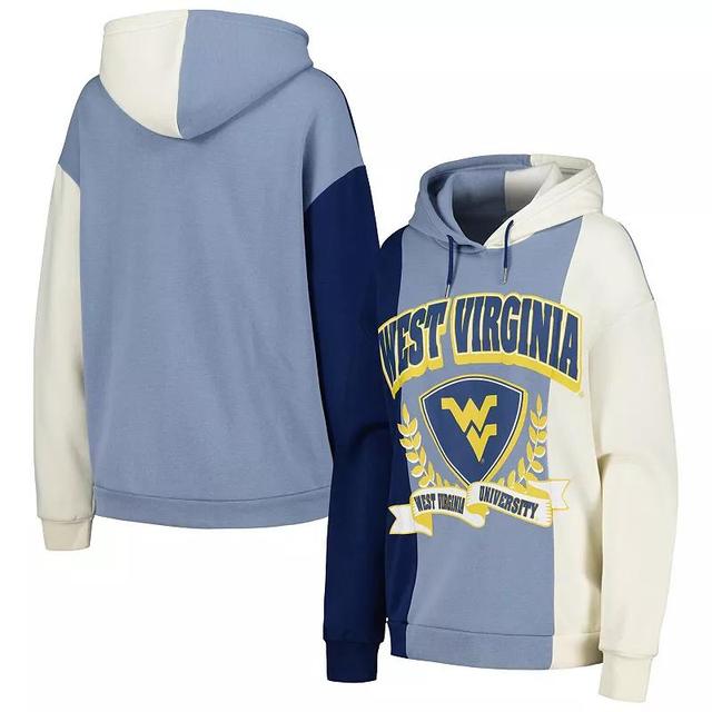 Womens Gameday Couture West Virginia Mountaineers Hall of Fame Colorblock Pullover Hoodie Blue Product Image