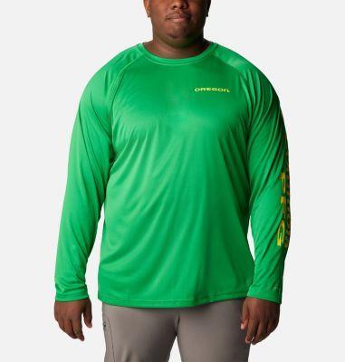 Columbia Men's Collegiate PFG Terminal Tackle Long Sleeve Shirt - Big - Oregon- Product Image