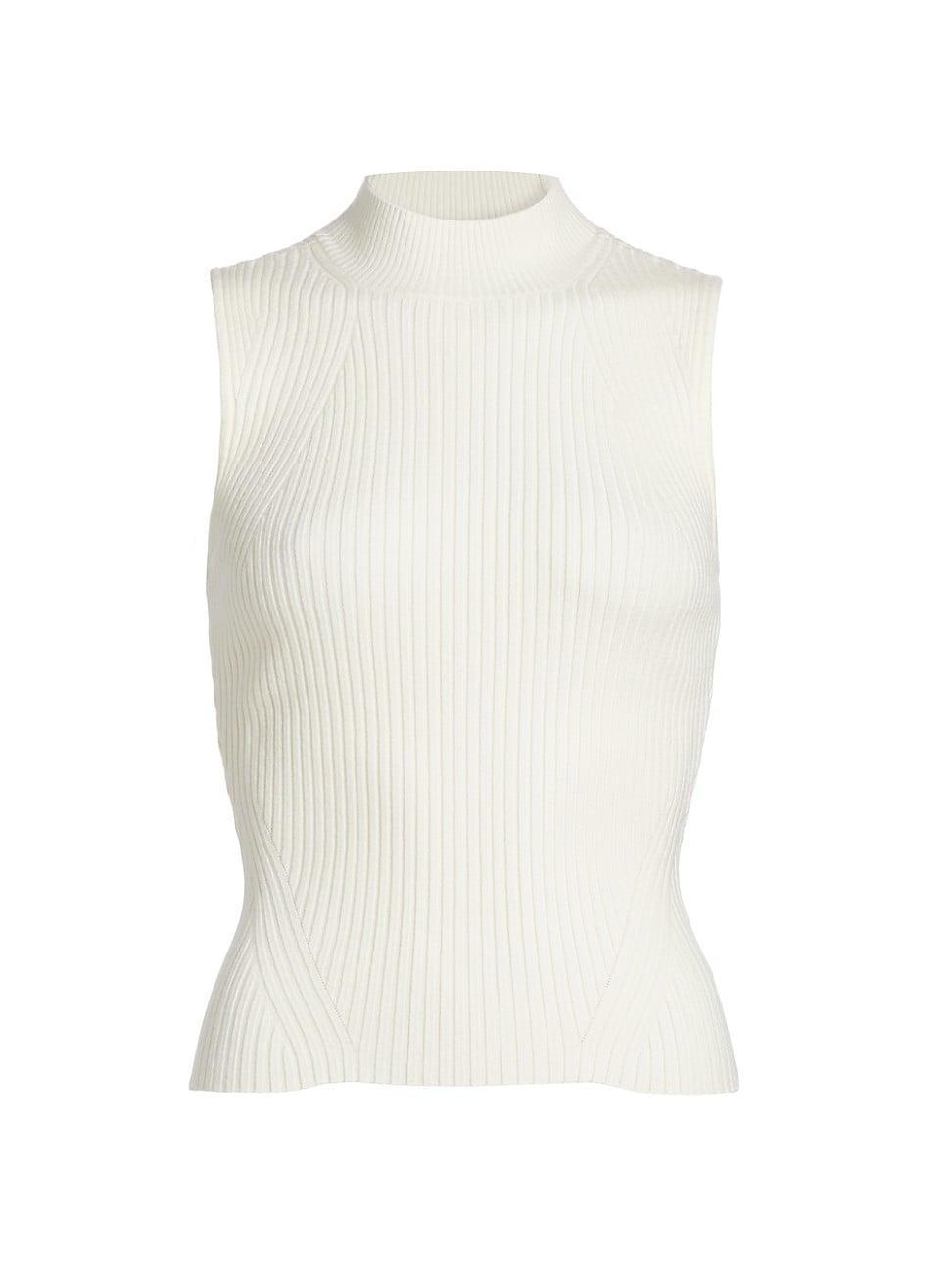 Fidelia Ribbed Mock-Neck Tank Top product image