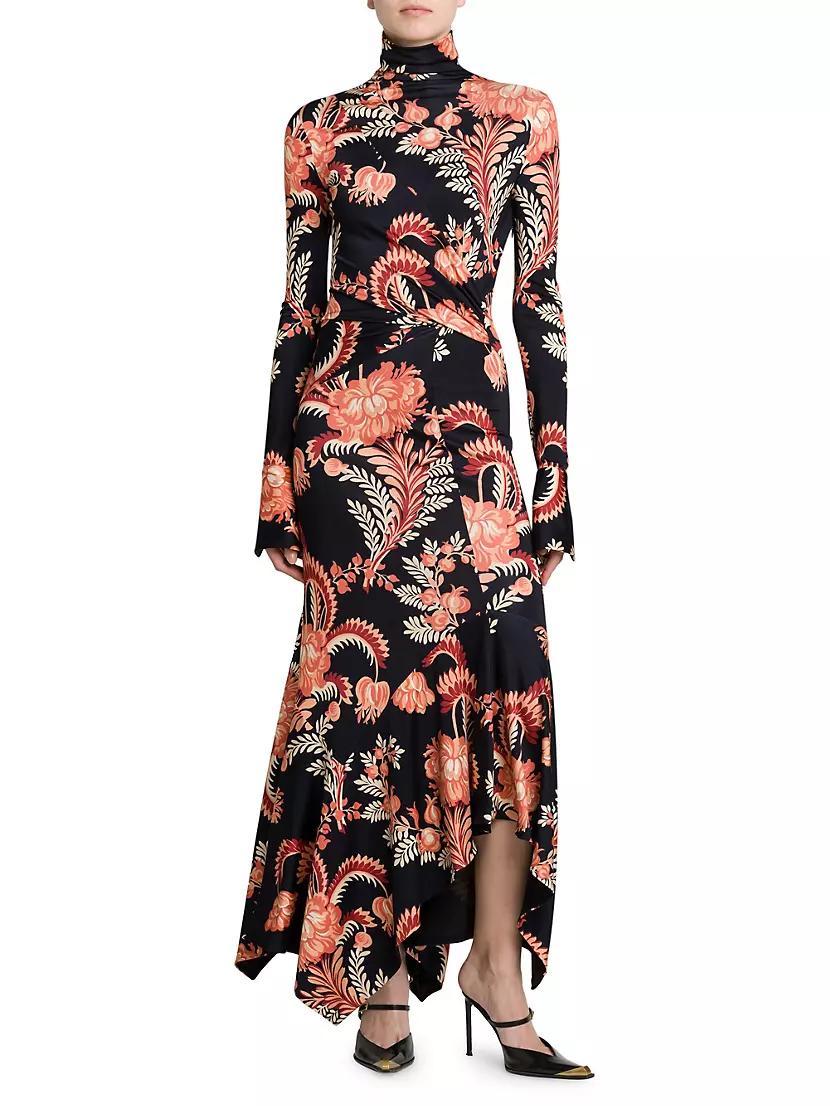 Floral Jersey Maxi Dress Product Image