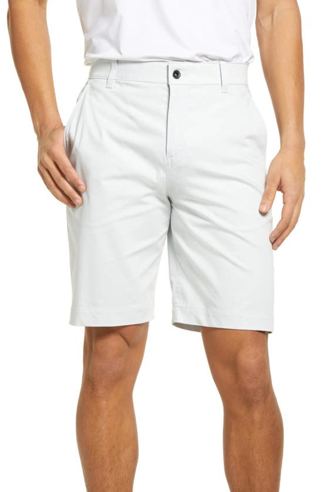 Dri-fit Uv Flat Front Chino Golf Shorts In Grey Product Image