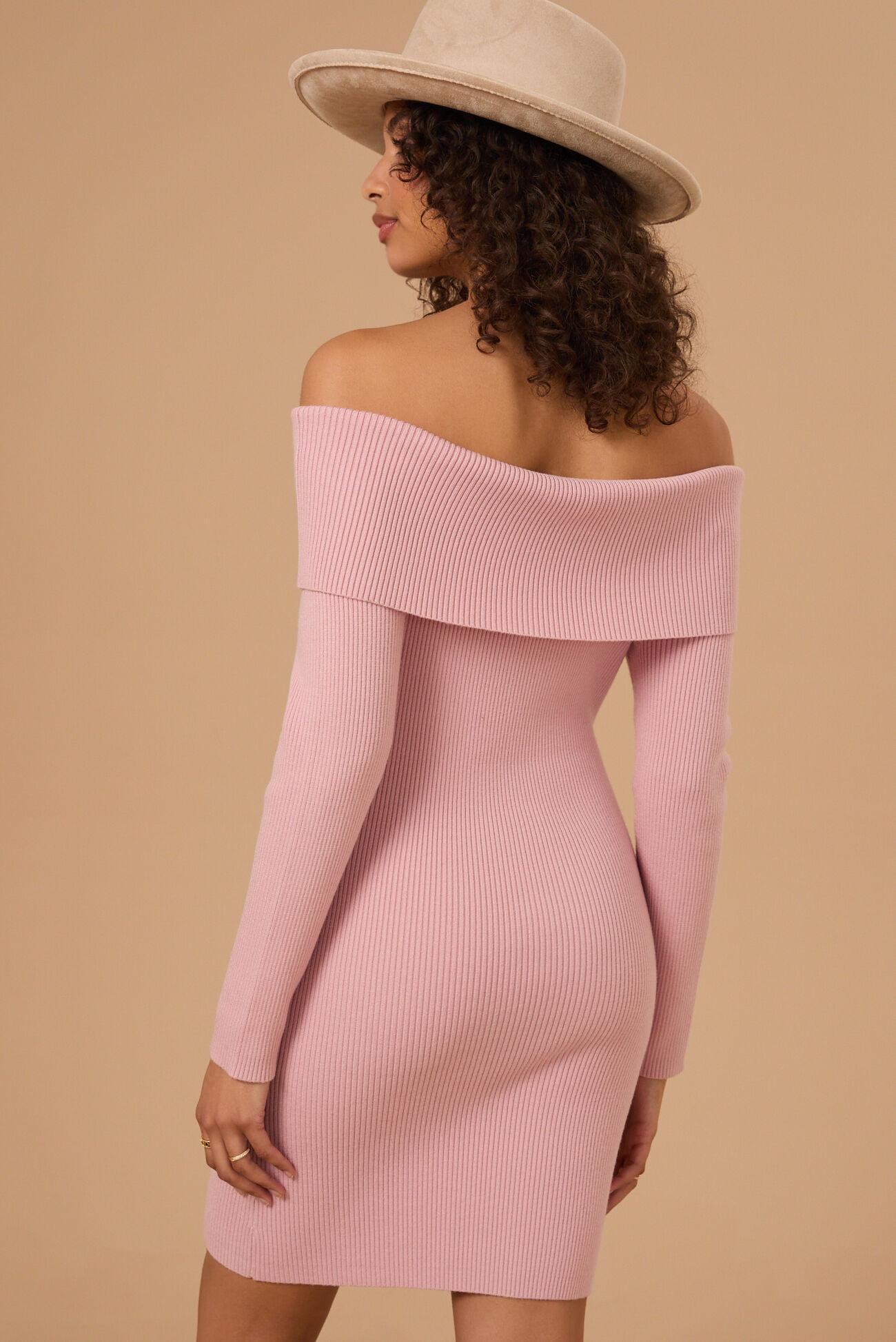 Amelia Off the Shoulder Sweater Dress Product Image