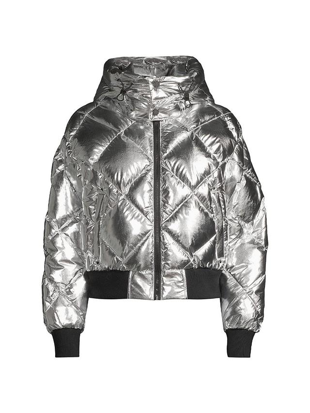 Womens Bankhead Bomber Metallic Jacket Product Image