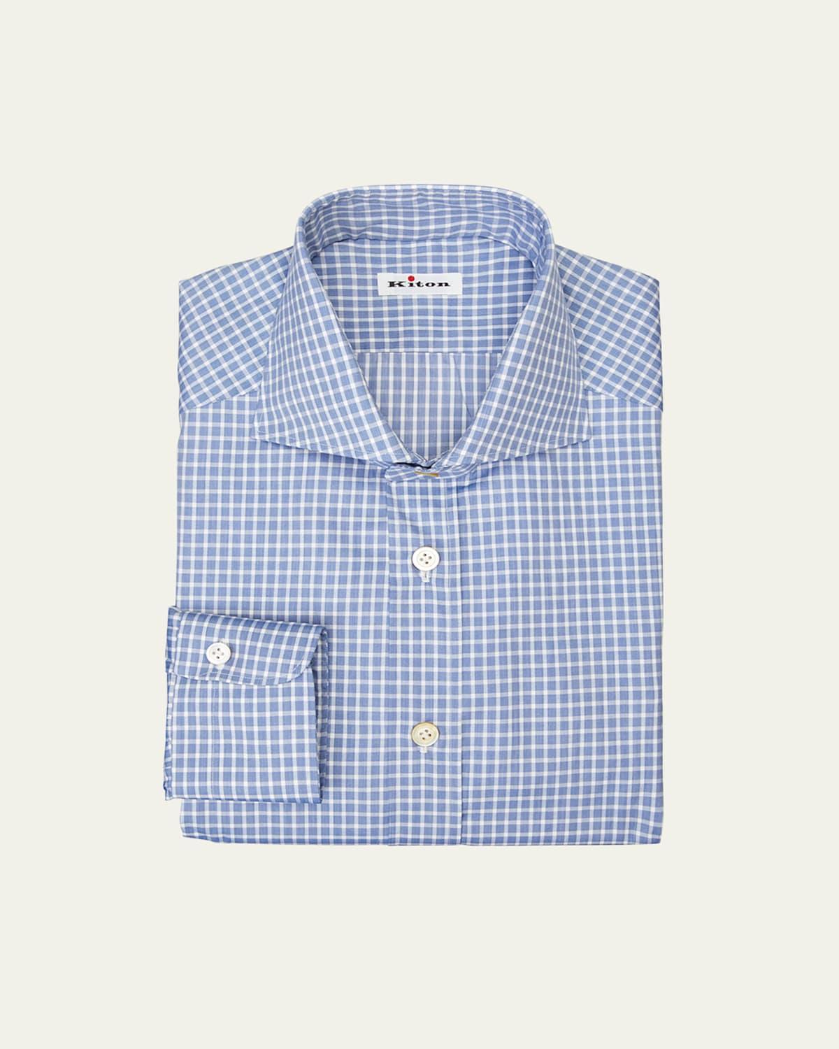 Mens Plaid Dress Shirt Product Image