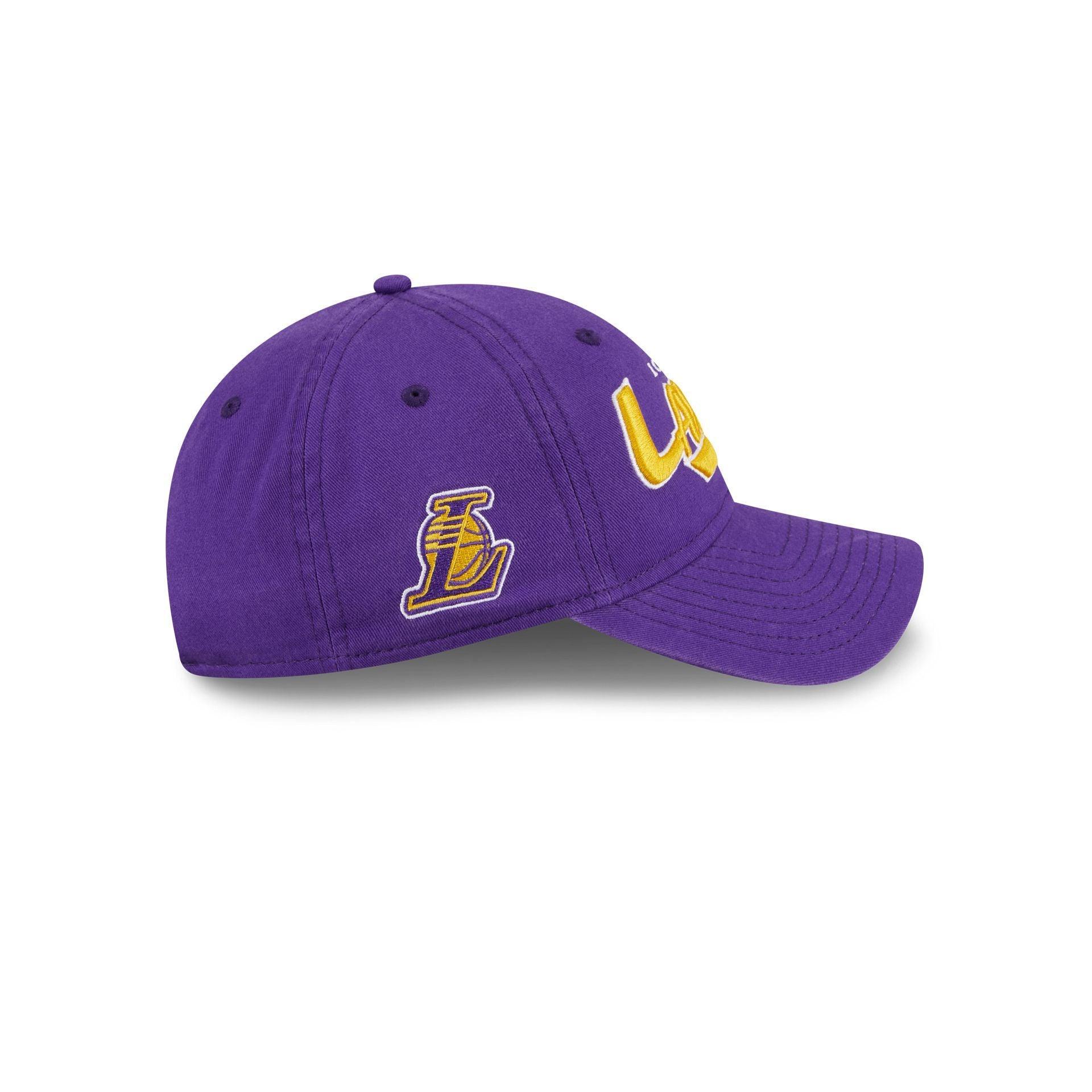 Los Angeles Lakers Throwback 9TWENTY Adjustable Hat Male Product Image