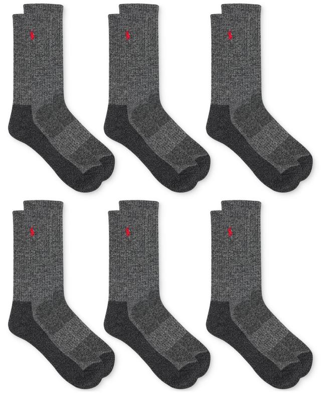 Polo Ralph Lauren Mens 6-Pk. Performance Red Pony Crew Socks Product Image