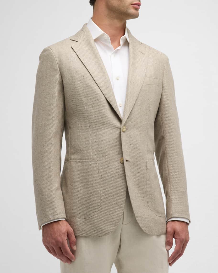 Mens Melange Twill Blazer Product Image