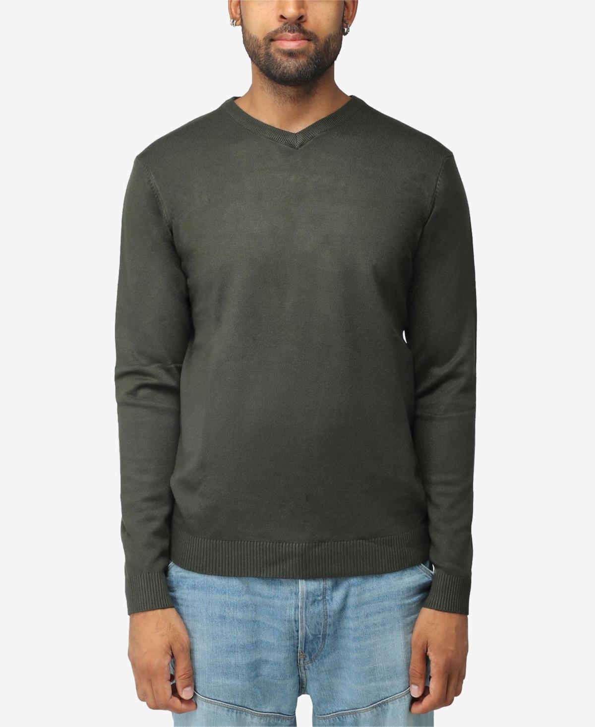 Mens Xray Fitted V-Neck Sweater Product Image