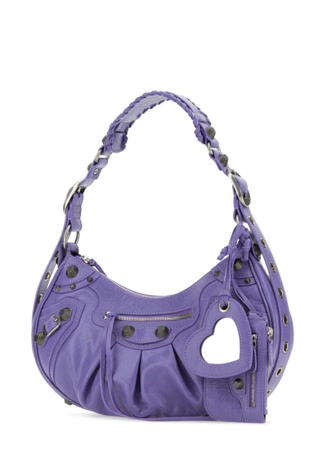 Handbags. In Purple Product Image