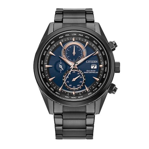 Men's Citizen Radio Control At8265 Watch in Black Ion-Plated Stainless Steel (Model At8265-57L) Product Image