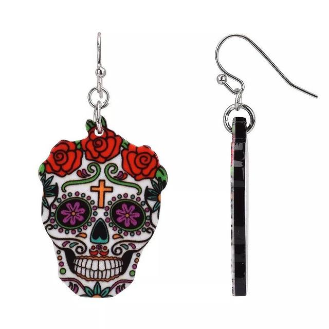 Celebrate Together Sugar Skull Drop Earrings, Womens, None Product Image