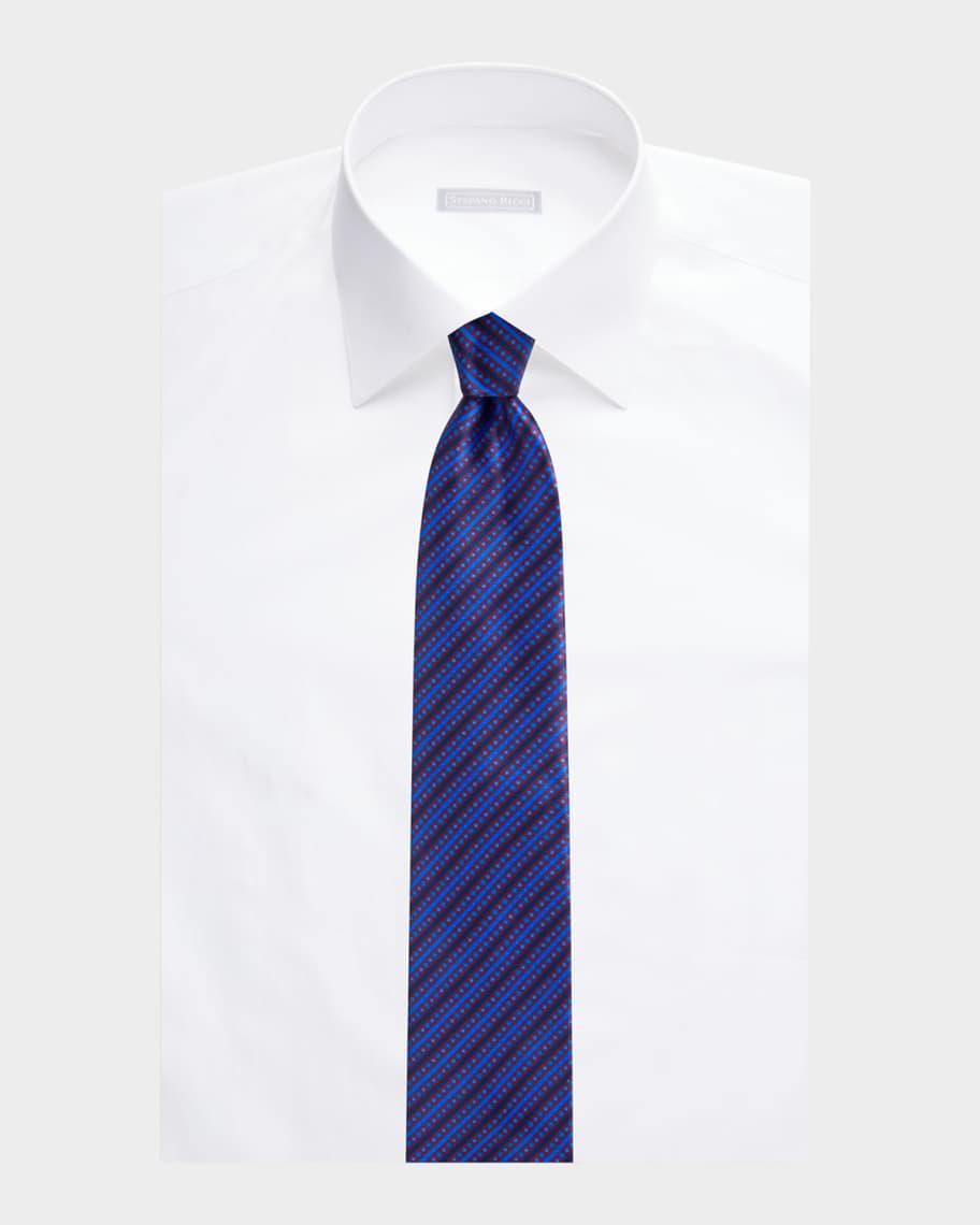 Men's Multi-Stripe Silk Tie Product Image