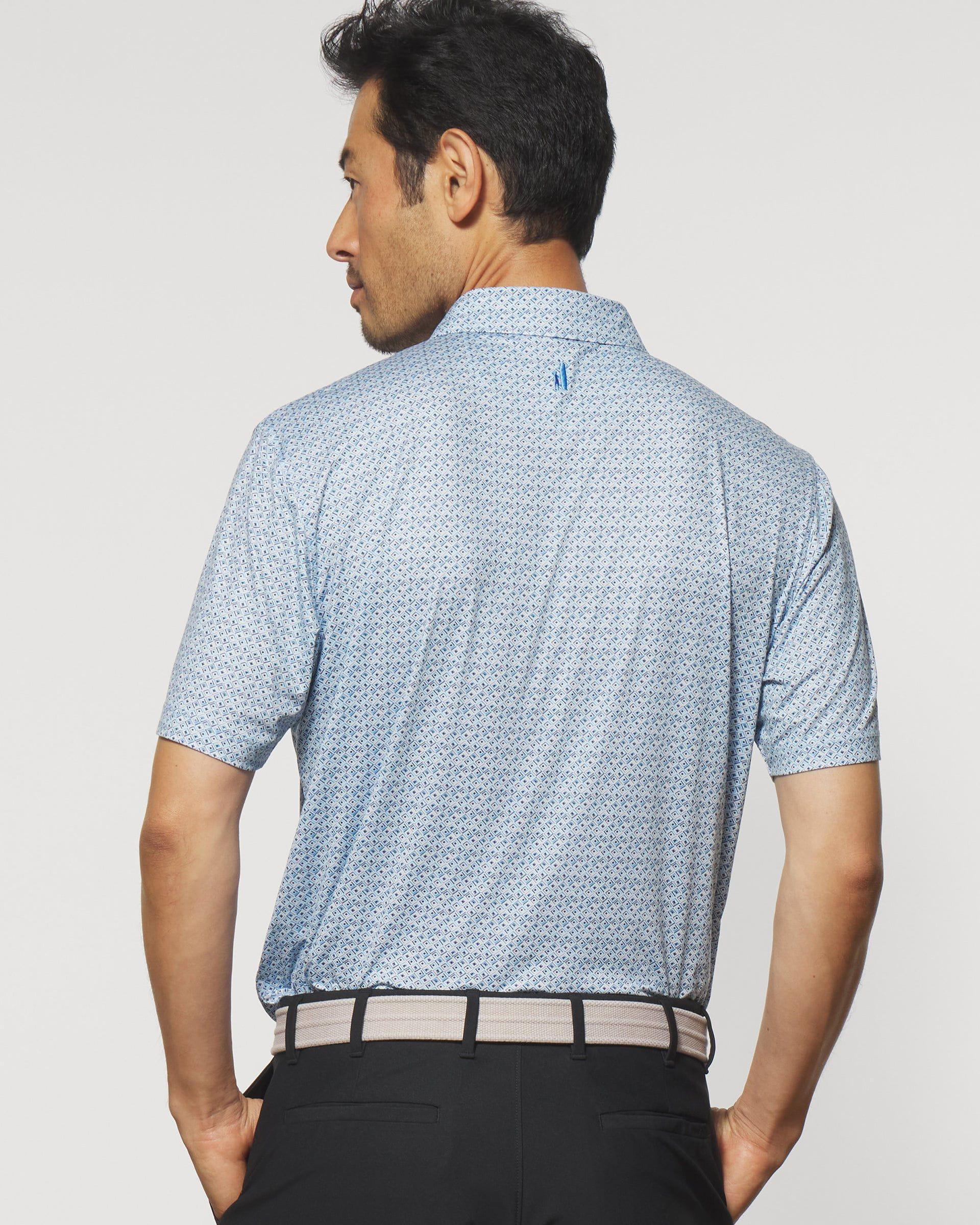 Flint Printed Featherweight Performance Polo Male Product Image