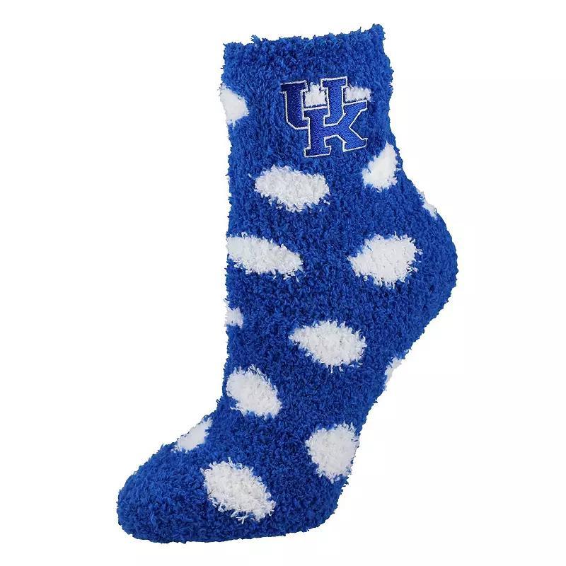 Womens ZooZatz Kentucky Wildcats Plush Dot Socks Product Image