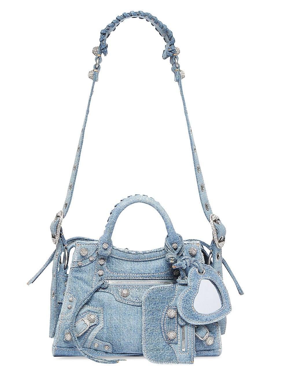 Womens Neo Cagole XS Handbag In Denim Product Image