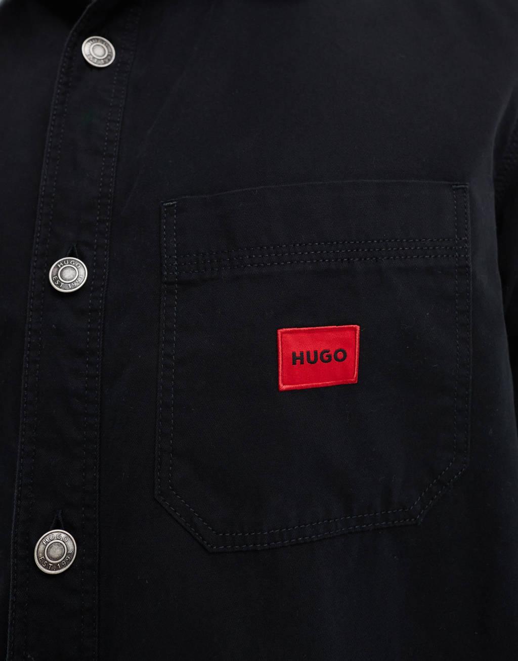 HUGO RED shirt in black Product Image