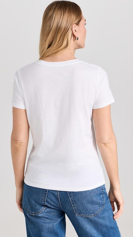 Vince Essential V Neck Tee | Shopbop Product Image