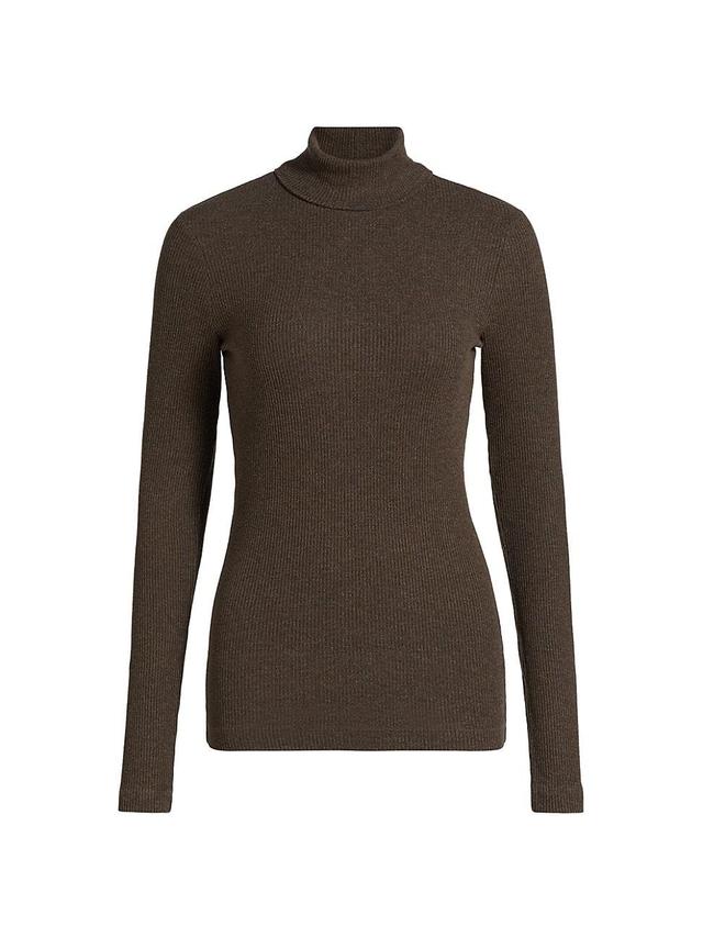 Womens Pascale Rib-Knit Turtleneck Product Image