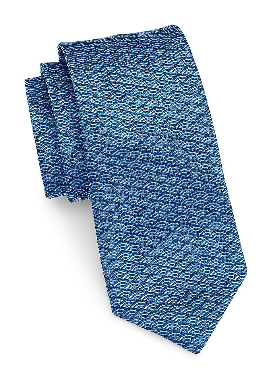 Mens COLLECTION Patterned Silk Tie Product Image