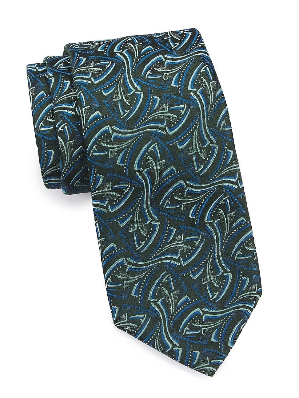 Mens Silk Jacquard Fireworks Tie Product Image