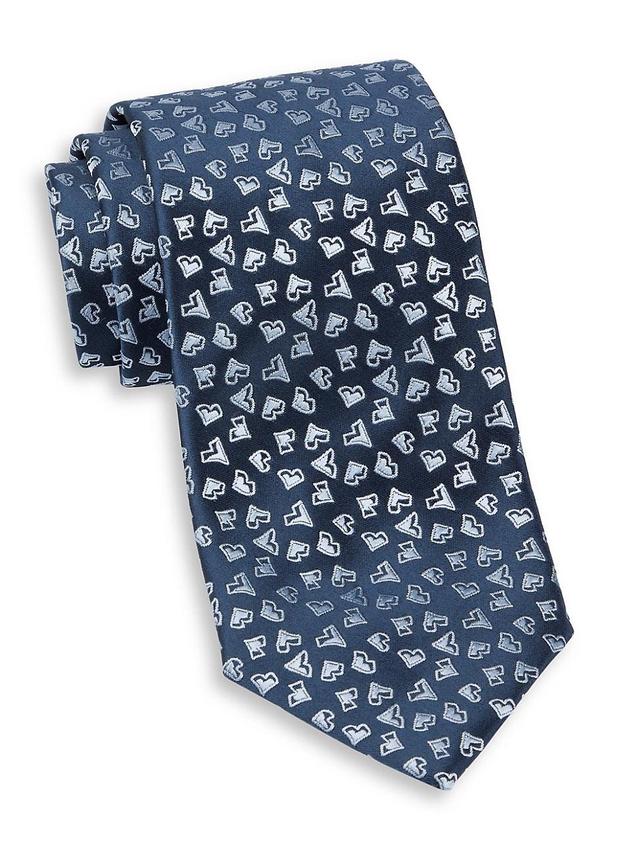 Mens Neat V Silk Tie Product Image