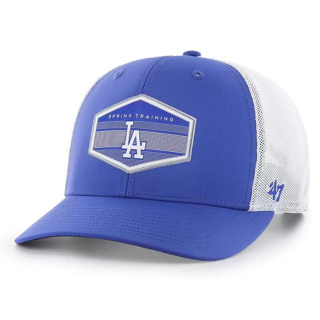 Mens 47 Brand Royal Los Angeles Dodgers Spring Training Burgess Trucker Snapback Hat - Royal Product Image