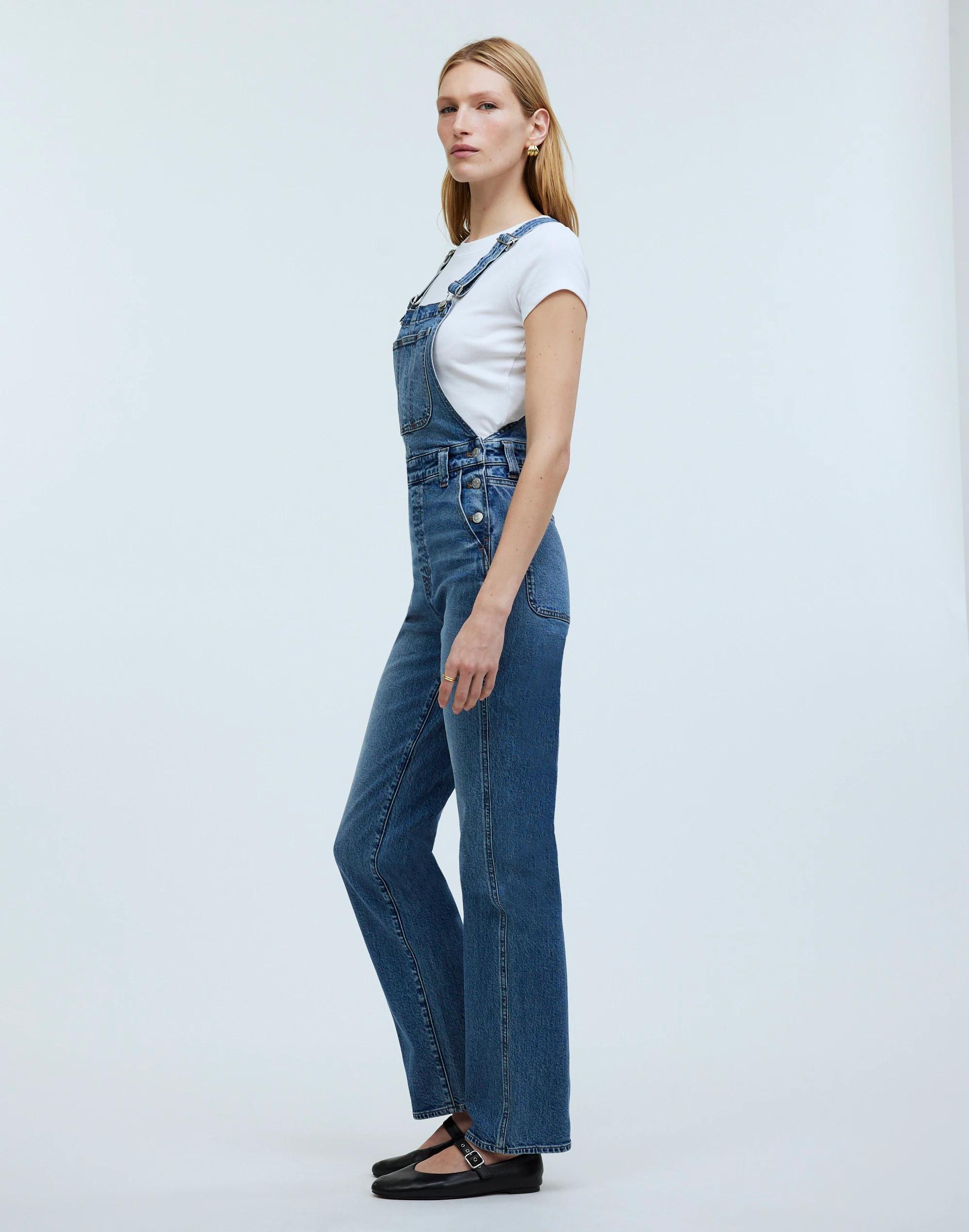 The '90s Straight Overalls in Fawnbrook Wash Product Image